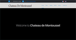 Desktop Screenshot of gites-chateaudemontoussel.com