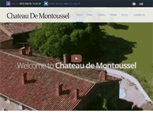 Tablet Screenshot of gites-chateaudemontoussel.com